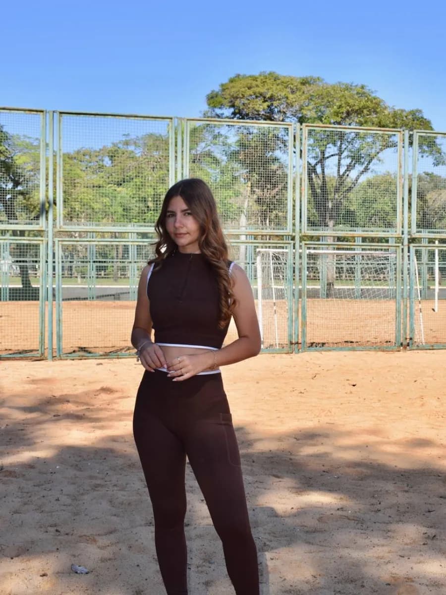 Conjunto esportivo academia
