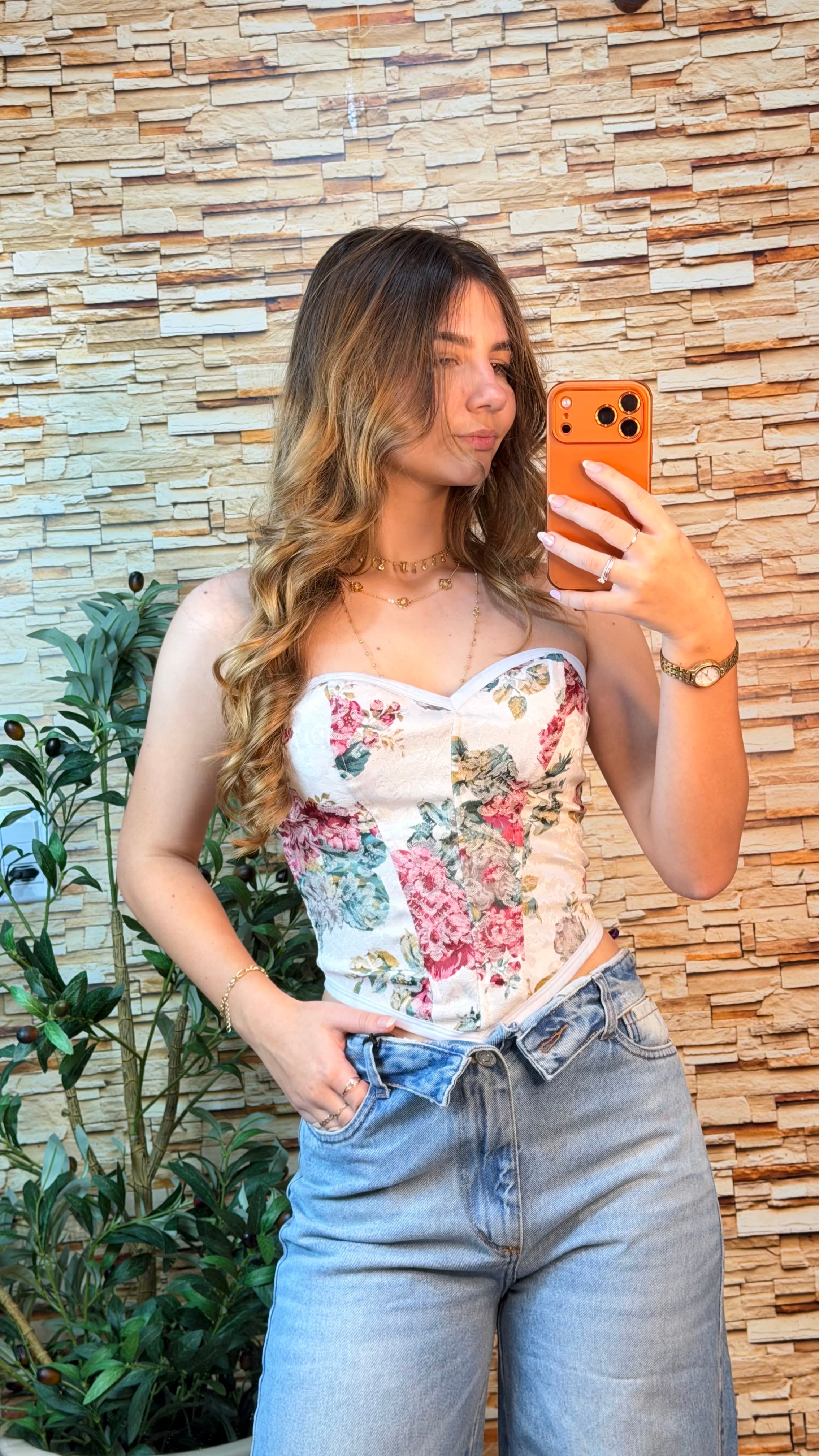 Corset renda